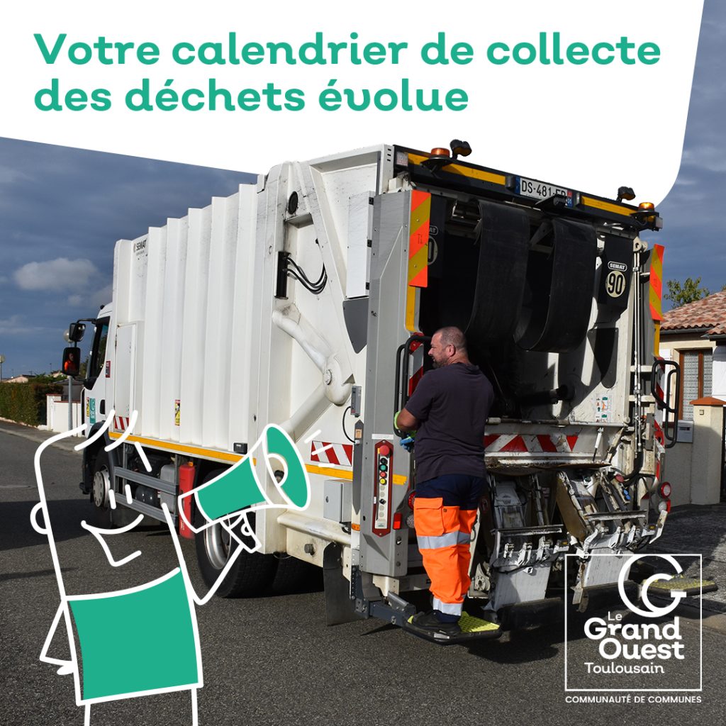 Votre calendrier de collecte des déchets évolue - Mairie de Fontenilles